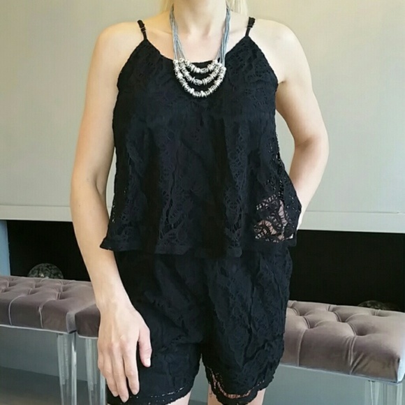 . Pants - LITTLE LACE ROMPER NWOT